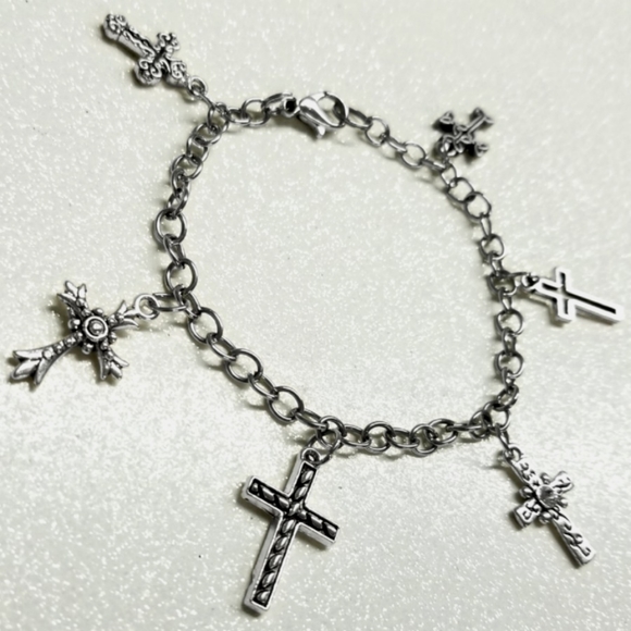 Cross Charm Bracelet - Picture 3 of 3